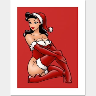 Merry Christmas Pinup Posters and Art